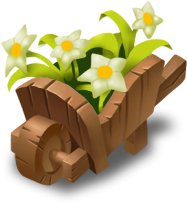 Wheelbarrow (410x410), Png Download