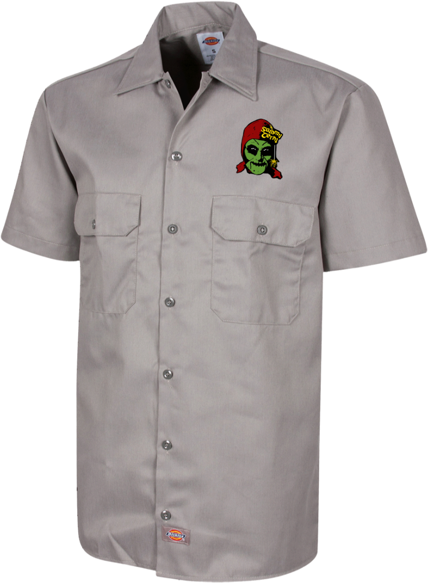 Sammmy Head Color Dickies Men's Short Sleeve Workshirt - Shirt (1155x1155), Png Download