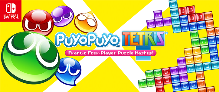 Puyo Puyo Tetris (switch) Nintendo Switch (723x360), Png Download
