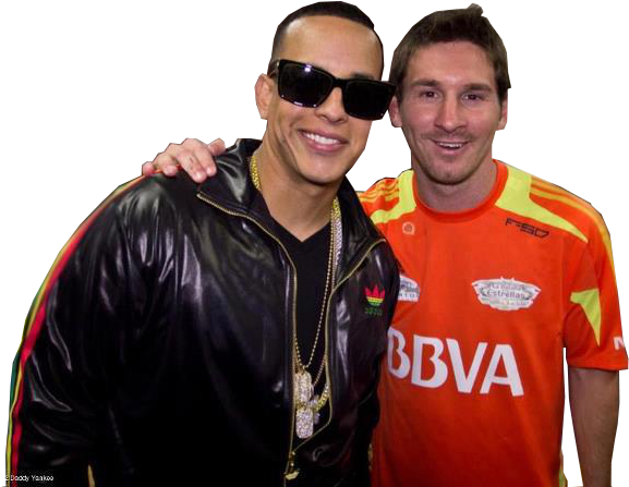 Messi Y Daddy Yankee - Leather Jacket (720x448), Png Download