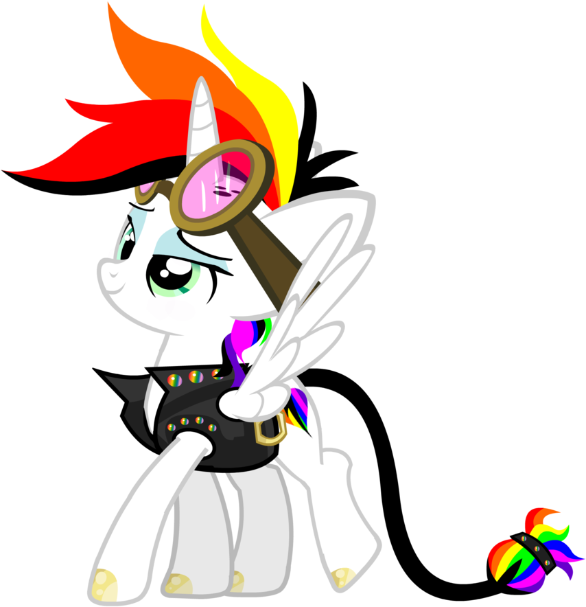 Svg Library Library 80s Vector Hairstyle - Mlp Rarity's New Hairstyle (894x894), Png Download