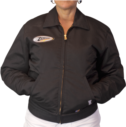 Genuine Dickies Brand Waist Length Jacket With A Zodiac - Zipper (508x480), Png Download