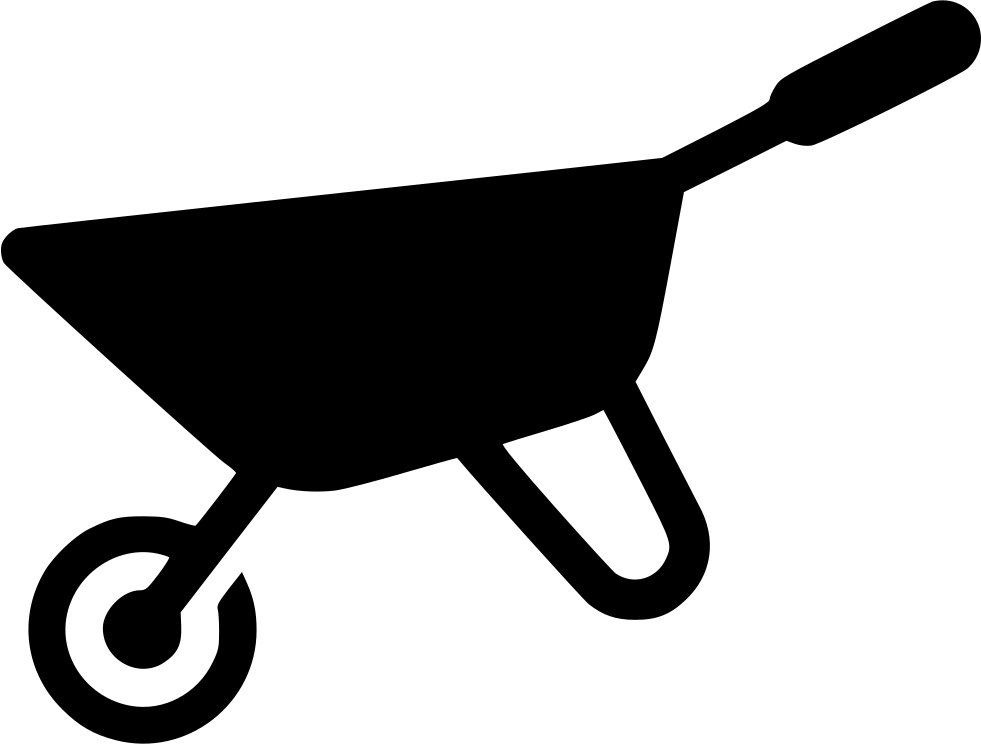 Png File - Wheelbarrow (981x744), Png Download