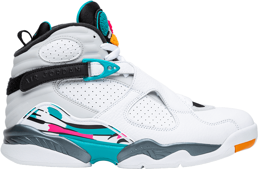 New Release (aj) Jordan 8 Bugs Bunny White Black Red (1000x1000), Png Download