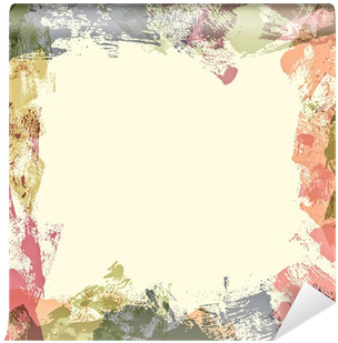 Messy Paint Border Self-adhesive Wall Mural • Pixers® - Picture Frame (400x400), Png Download
