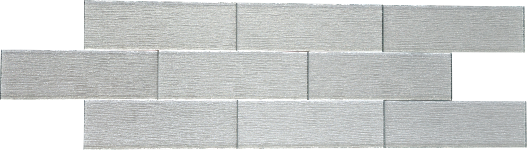 Textured Linear Glass - Concrete (2048x585), Png Download