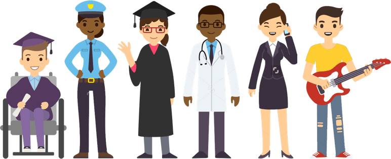 Adaptable To Your Needs - City Worker Clipart Transparent (772x314), Png Download