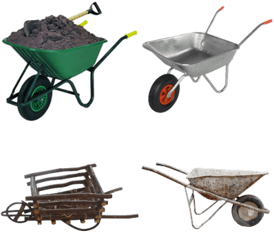 Lamboro Barstools Garden Wheelbarrow (400x400), Png Download