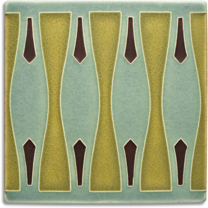 Hourglass Border, Avocado - Wood (1000x1000), Png Download