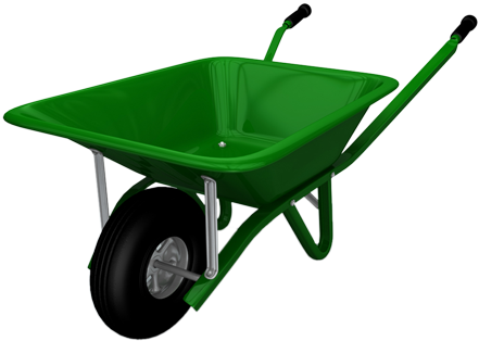 Wheelbarrow-300x239 Wheelbarrow - Wheelbarrow (445x355), Png Download