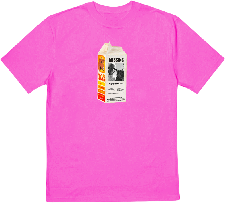 "merlyn's Missing" Tee Brockhampton - T Shirts Pink Brockhampton (800x800), Png Download