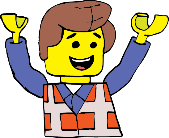 Emmett From The Lego Movie By 90sfanboy - The Lego Movie (547x447), Png Download