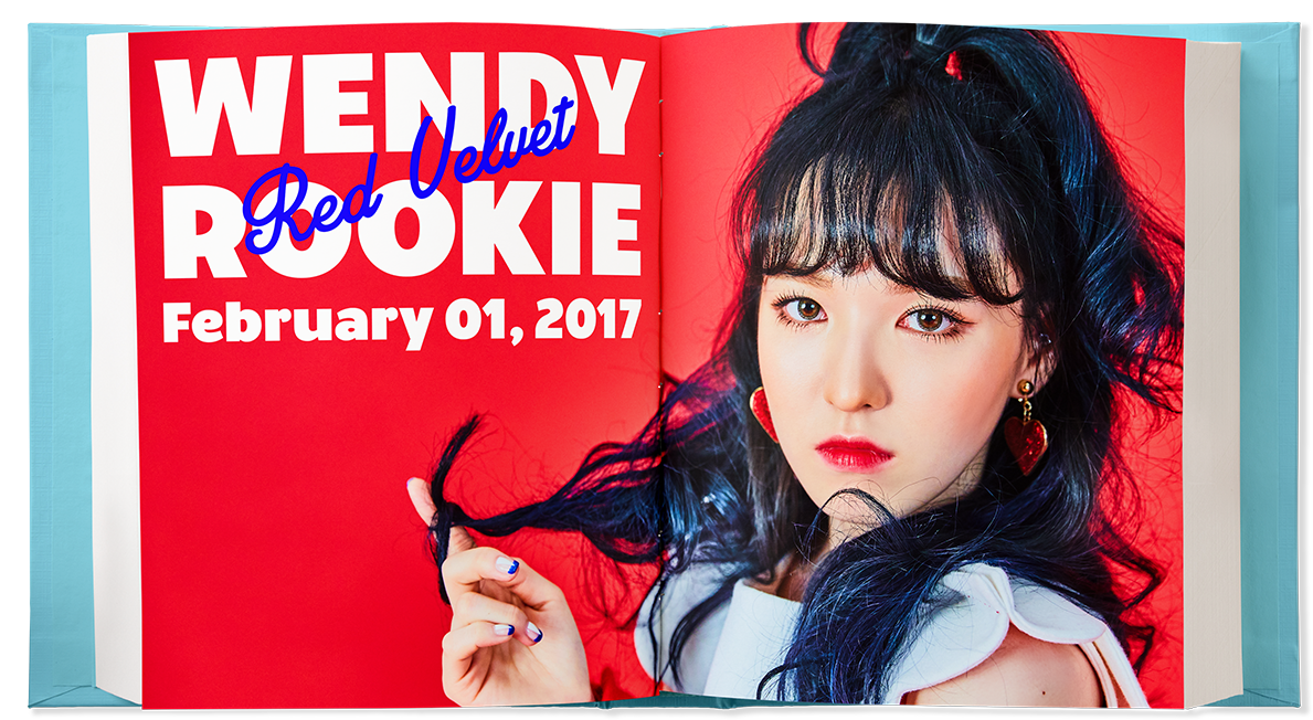 Red Velvet Starts The Teasers For Comeback - Wendy Red Velvet Rookie Album (1200x659), Png Download