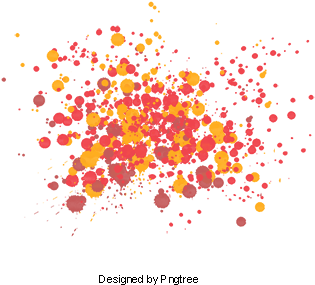 Beautiful Colorful Splash Creative Decorative Buckle - Portable Network Graphics (360x360), Png Download