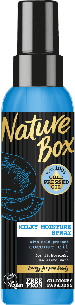 Naturebox Com Hair Coconut Oil Moisturizing Spray - Nature Box Sampon (970x1400), Png Download