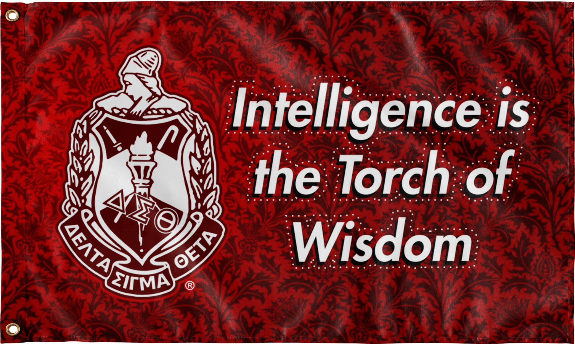 Delta Sigma Theta Slogan Flag - Delta Sigma Theta (2000x2000), Png Download