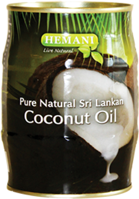 Hemani Pure Natural Sri Lanka Coconut Oil 400ml. (400x400), Png Download