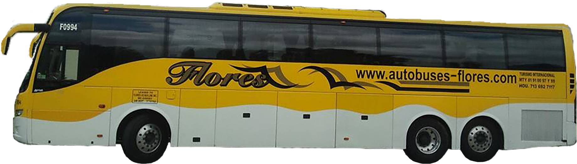 Https - //autobuses Flores - Com/wp Content/uploads/ - Autobuses Flores (1876x544), Png Download