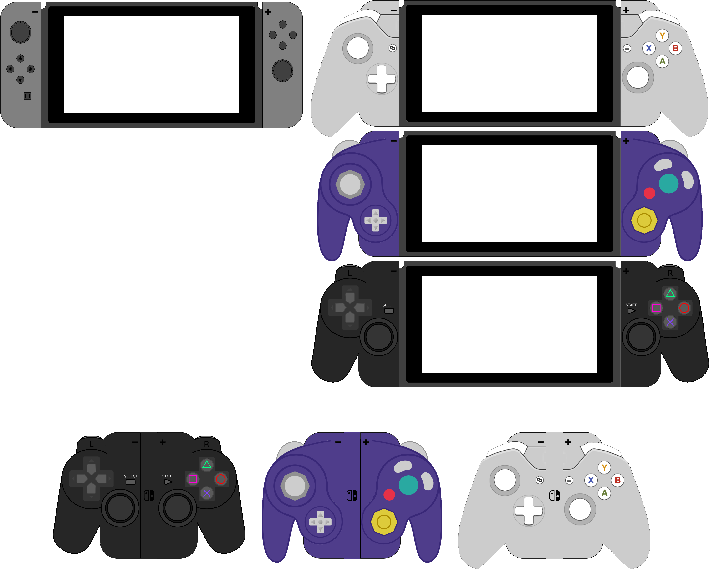 Http - //i - Imgur - Com/pezg9he - Nintendo Switch Joycon Concepts (3250x2750), Png Download