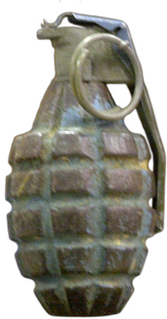 Man With Nevada Plates Arrested After Hand Grenades - Bullet (640x480), Png Download