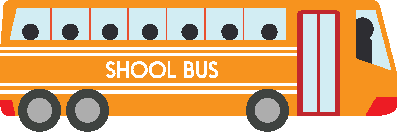 Elemento De Autobús Amarillo Vector - Vector Graphics (1772x1378), Png Download