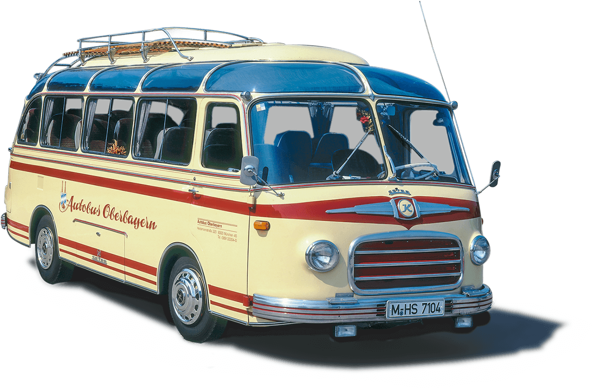 Autobus Oberbayern Oldtimer (2200x1200), Png Download