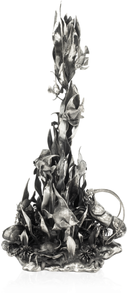 Seaweed And Anemones Candlestick - Candlestick (570x570), Png Download