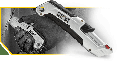 Auto-retracting Safety Knives - Utility Knife (510x280), Png Download