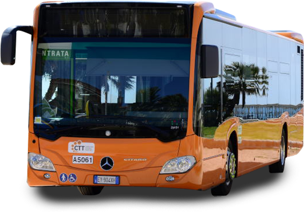 Autobus Urbani Ed Extraurbani - Autobus Fronte (600x418), Png Download