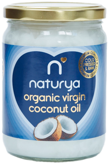 Coconut Oil Jar - Naturya Organic Coconut Oil (690x690), Png Download