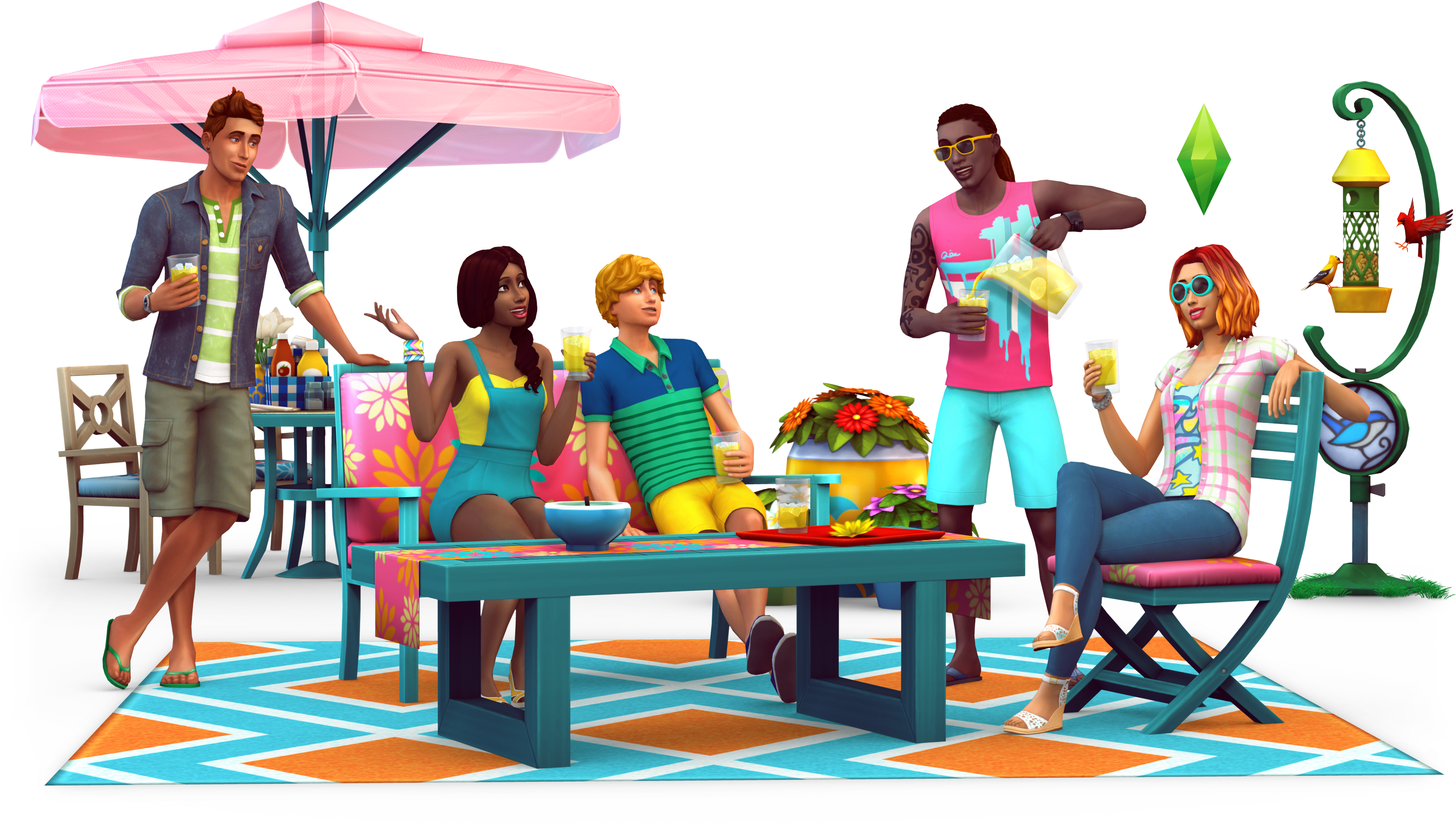 Ts4 Sp8 Render Alt - Sims 4 Backyard Stuff (4000x2936), Png Download