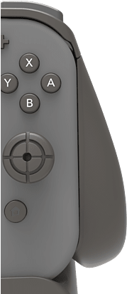 Nintendo Switch Pro Joy-con Charging Grip - Nintendo Switch (281x450), Png Download