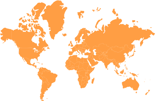 Mapa Mundi - World Map Silhouette (518x336), Png Download
