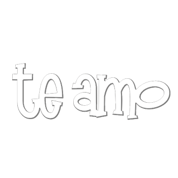 Te Amo Preto E Branco (350x350), Png Download