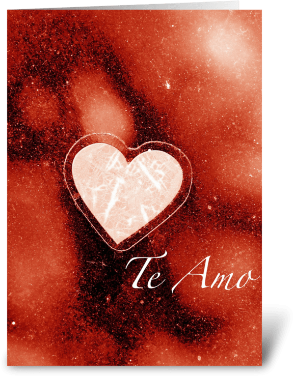 Te Amo/i Love You Greeting Card - Steve Morse Angelfire (700x792), Png Download