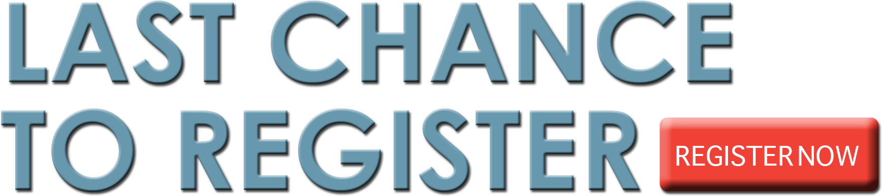 Last Chance To Register Order T-shirts - Resilience Bouncing Back (1754x421), Png Download