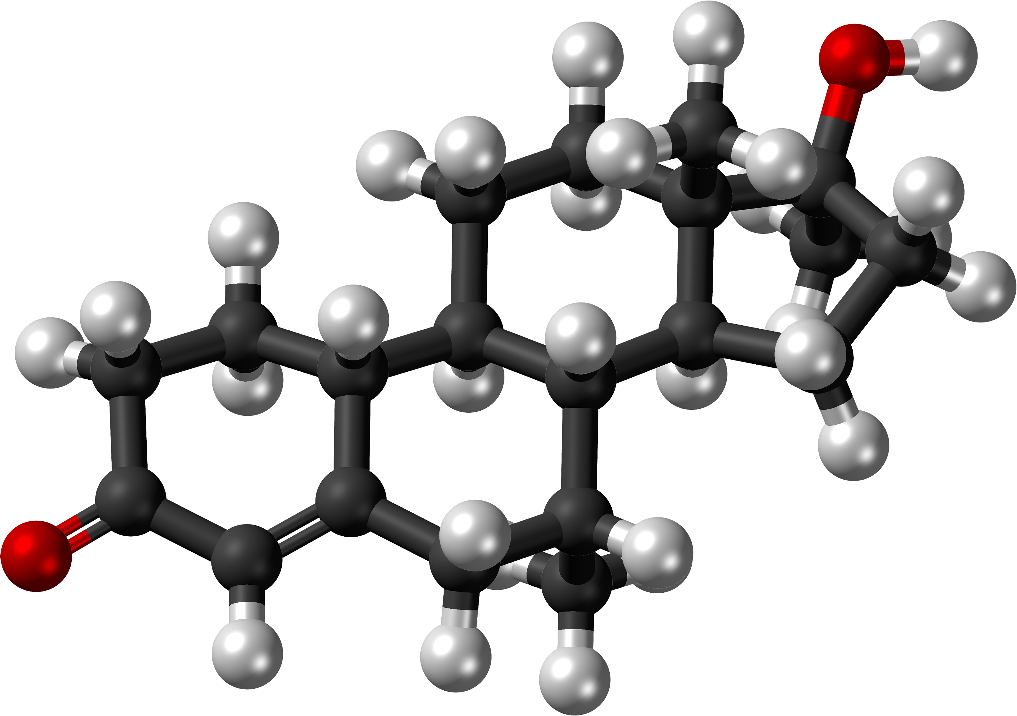 Mibolerone Molecule Ball - Inorganic Chemistry: Techniques And Mechanisms (3840x2819), Png Download