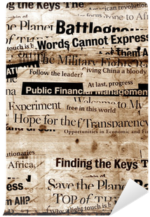 New Paper Headlines With Old Paper Background Wall - Old Paper Background (400x400), Png Download