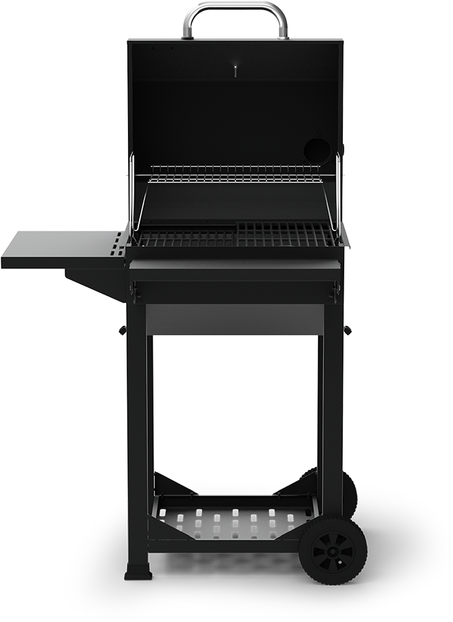 Cart-style Charcoal Grill - Barbecue Grill (1000x1000), Png Download