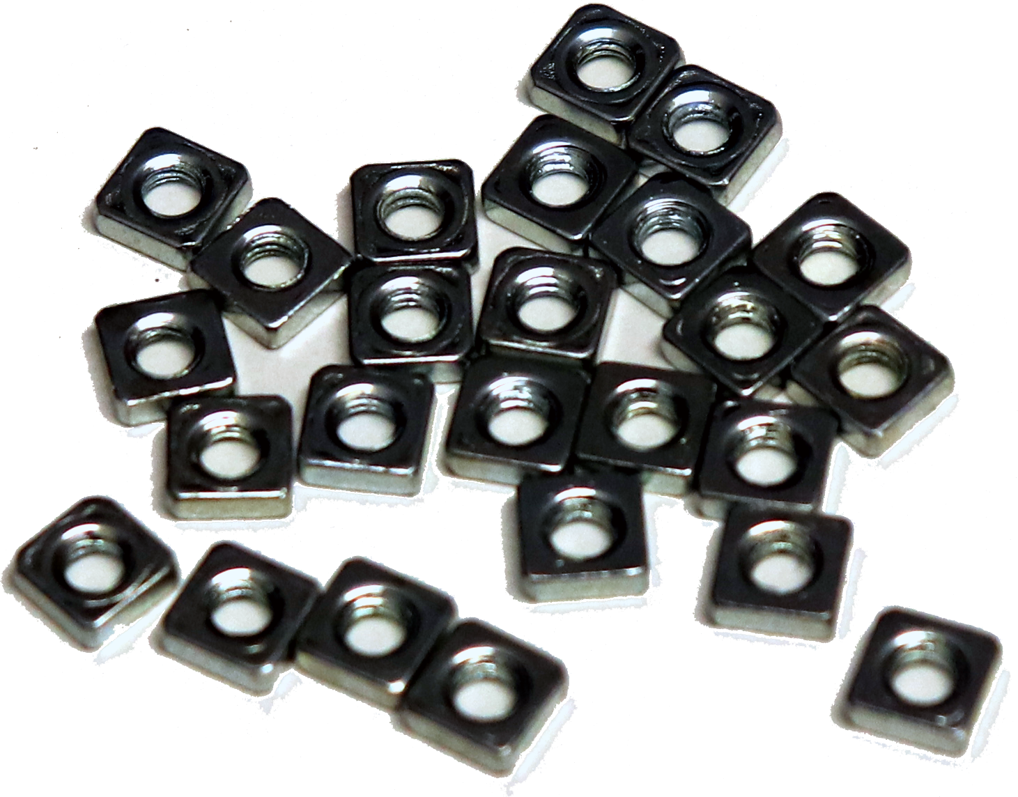 M3ns Nut Din 562 Thin M3 Square Nuts - Square Nut (1461x1144), Png Download