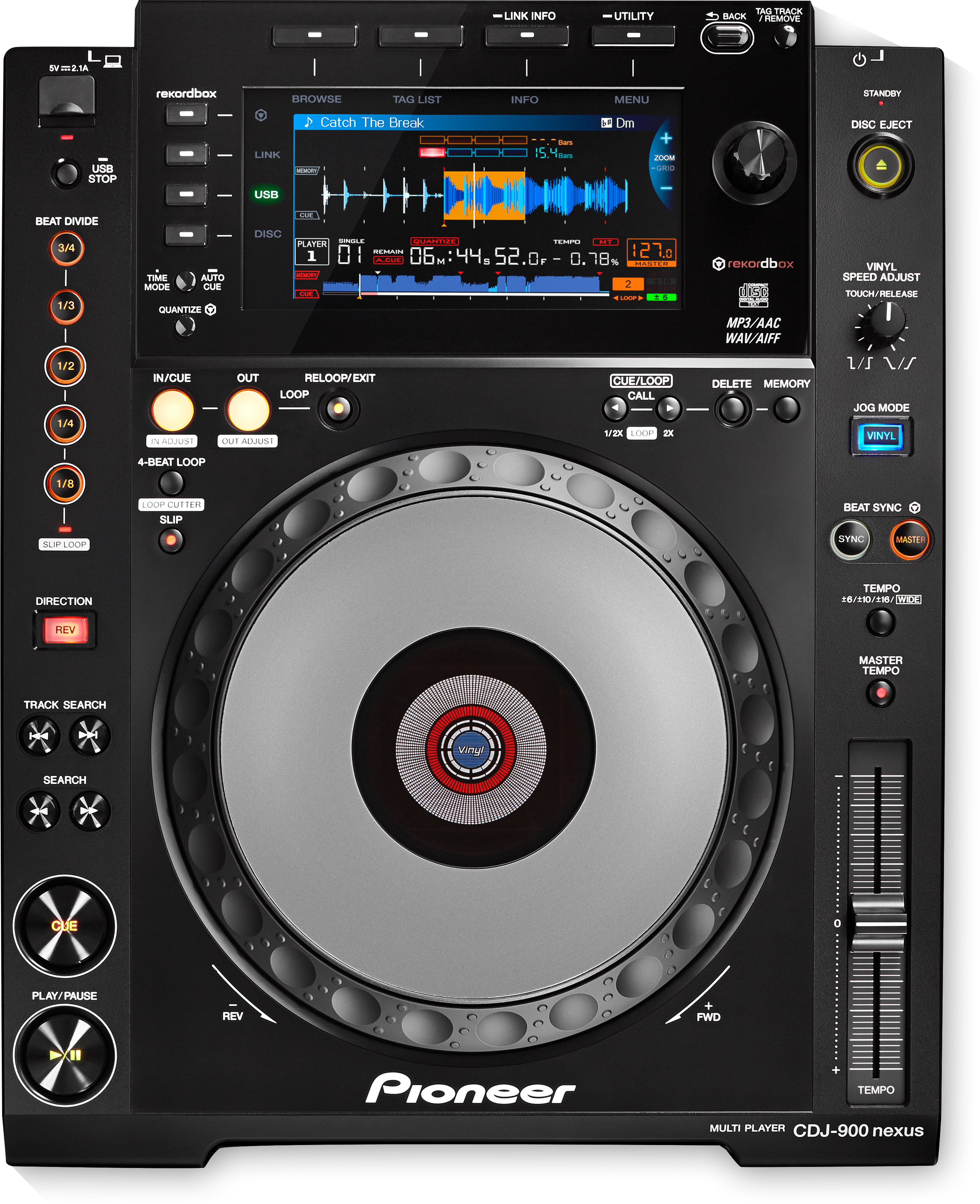Pioneer Cdj-900nxs Digital Dj Deck/cd Player - Cdj 900 Nexus (800x600), Png Download