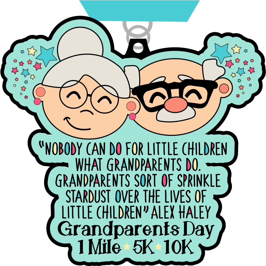 Grandparents Day 1 Mile, 5k & 10k- Orlando - Grandparents Day Images 2018 (1122x1111), Png Download