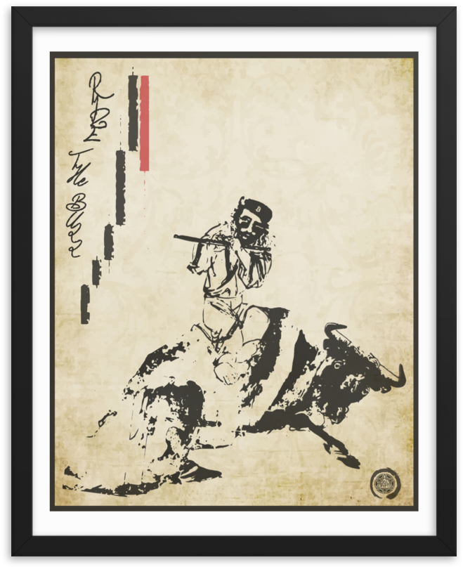 Zen Bull - Hodl (1000x1000), Png Download