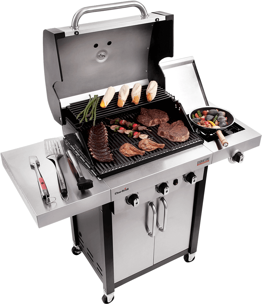 Signature Series™ Tru Infrared™ 3 Burner Gas Grill - Char Broil Signature Png (1000x1000), Png Download
