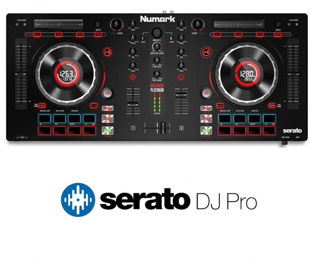 Numark Mixtrack Platinum - Dj Controller For Serato (1000x1194), Png Download