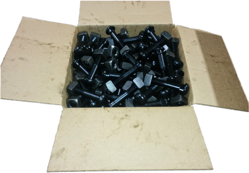 Railroad Track Bolts Button Head Oval Neck Bhon Square (800x800), Png Download