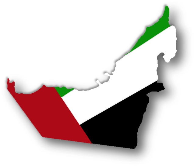 Uae Map Flag - Uae Flag (700x617), Png Download