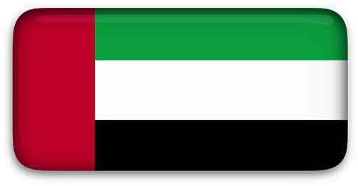 United Arab Emirates Flag Clip Art - United Arab Emirates Flag Gif (504x262), Png Download