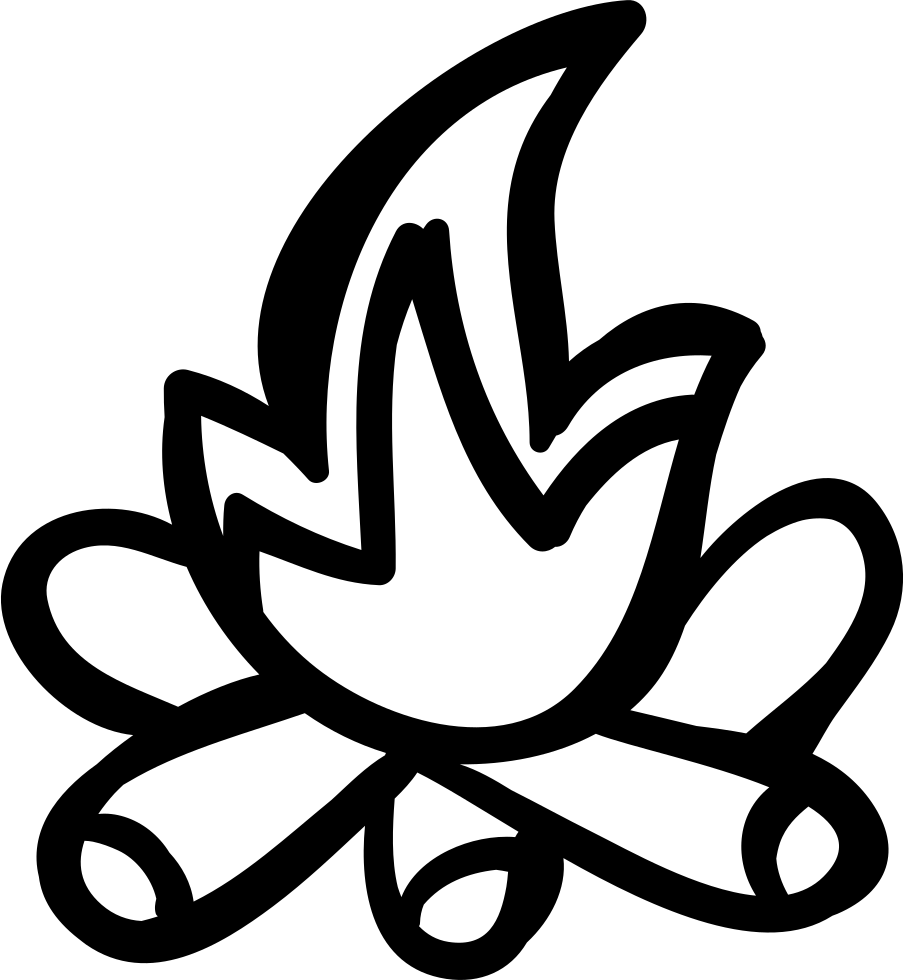 Fire Outline - - Fire Outline (904x980), Png Download