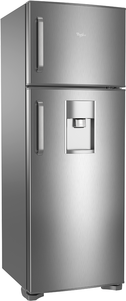 Heladera Whirlpool Wrw41e1 No Frost 406 Lts Inox 6 (438x1000), Png Download